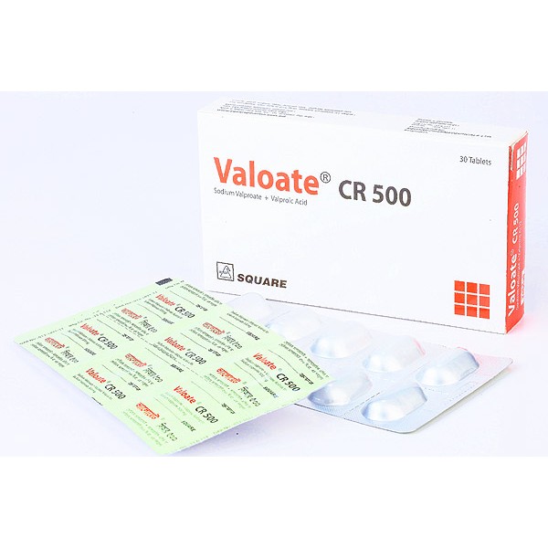 VALOATE CR 500mg  Tab.